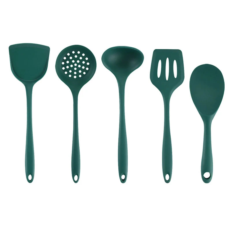 Silicone Kitchen Cooking Utensils Spatula Pasta Cookware Set Cooking Accessories Kitchen Utensils Kitchen Tools Kitchen Gadgets.