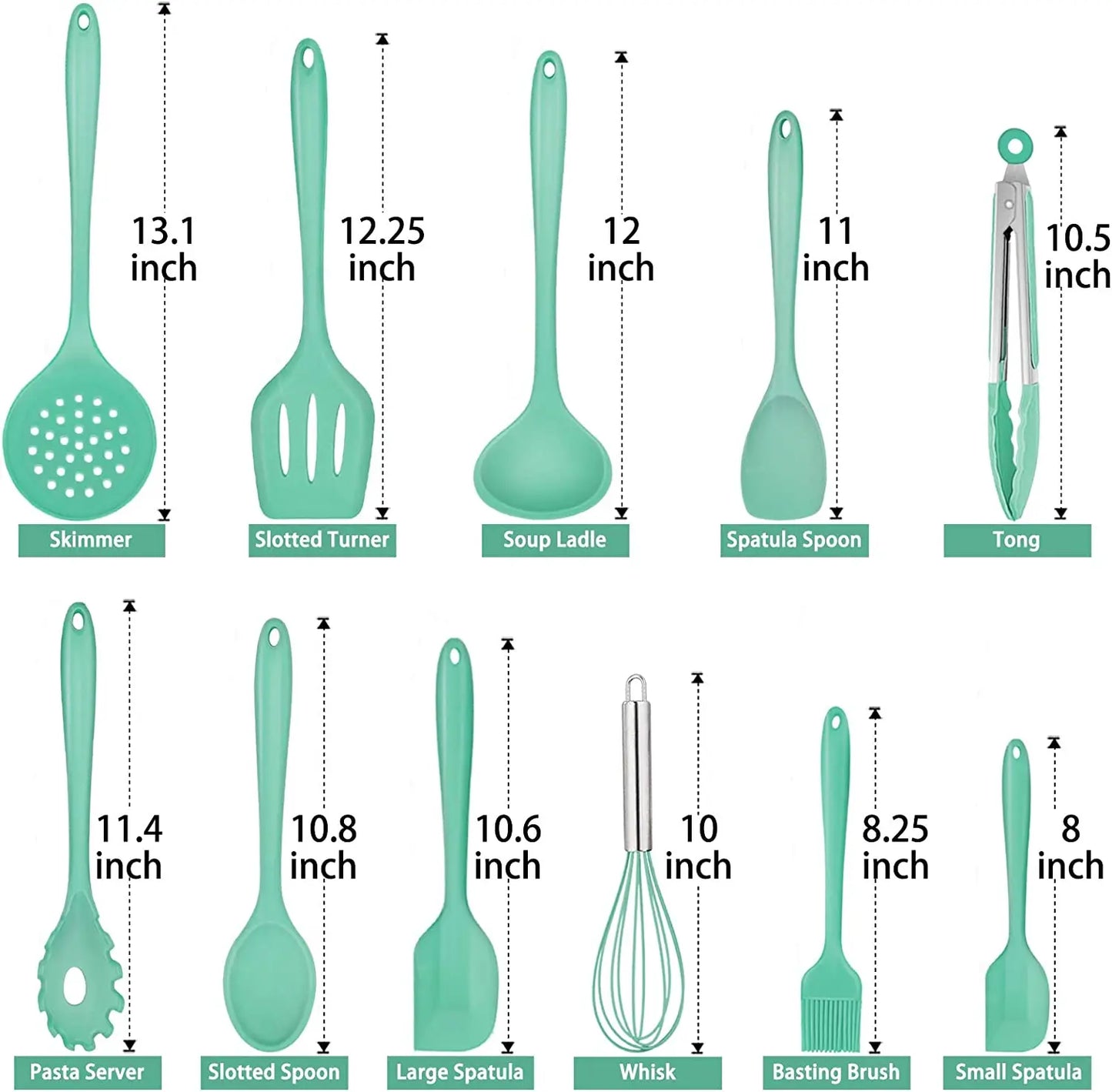 Silicone Kitchen Cooking Utensils Spatula Pasta Cookware Set Cooking Accessories Kitchen Utensils Kitchen Tools Kitchen Gadgets.