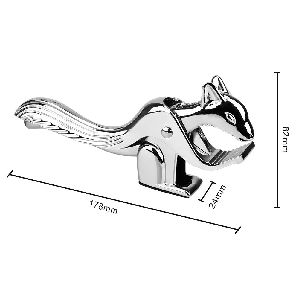Sheller Opener Squirrel Shape Pine Pecan Hazelnut Plier Quick Walnut Cracker.