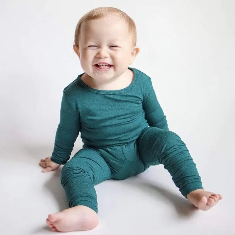 2023 Bamboo Fiber Toddler Kids Pajamas Set.