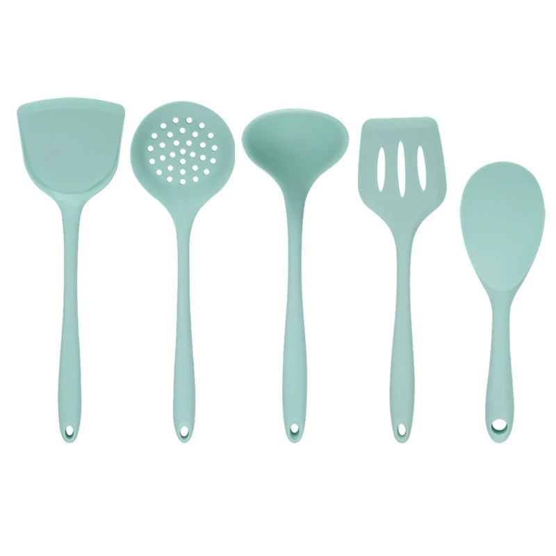 Silicone Kitchen Cooking Utensils Spatula Pasta Cookware Set Cooking Accessories Kitchen Utensils Kitchen Tools Kitchen Gadgets.